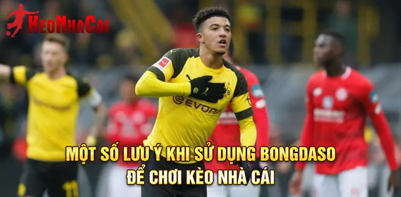 Một số lưu ý cần nắm khi sử dụng Bongdaso