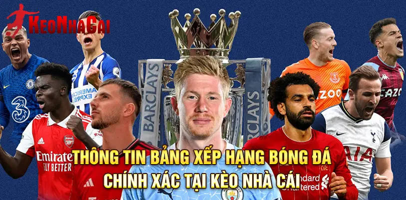 Tổng quan về bảng xếp hạng bóng đá tại Kèo nhà cái